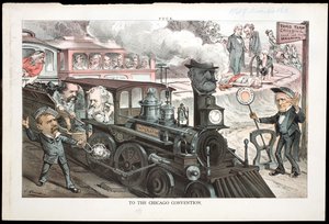 To The Chicago Convention, 1880 by Joseph Keppler